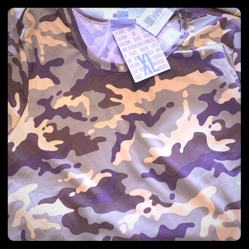 NWT LuLaRoe camo print Jesse size XL